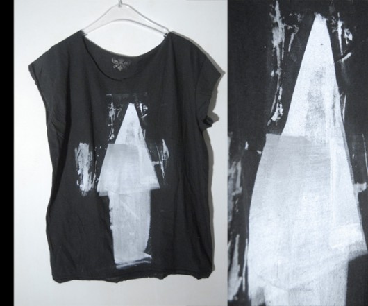white / black ODIO TEES