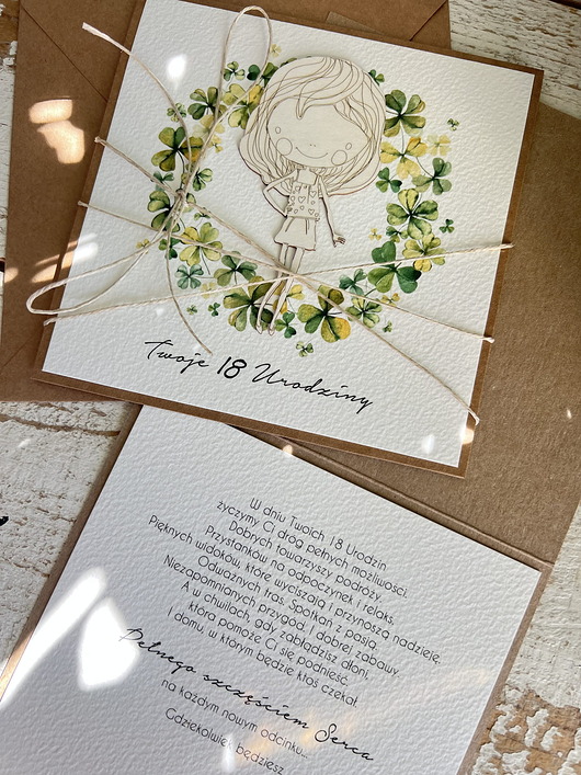 kartki scrapbooking Wyjątkowa ręcznie robiona kartka na 18-ste urodziny, osiemnastka, pomysł na p
