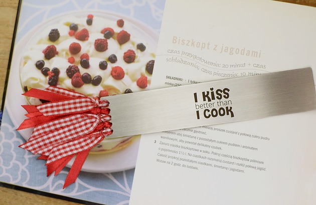 zakładki do książek I KISS BETTER THAN I COOK - zakładka do książki