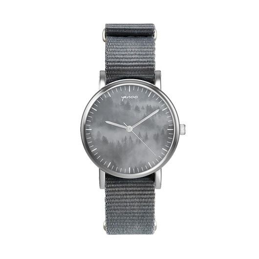 zegarki unisex Zegarek  mały - Into the wild - nylonowy, szary