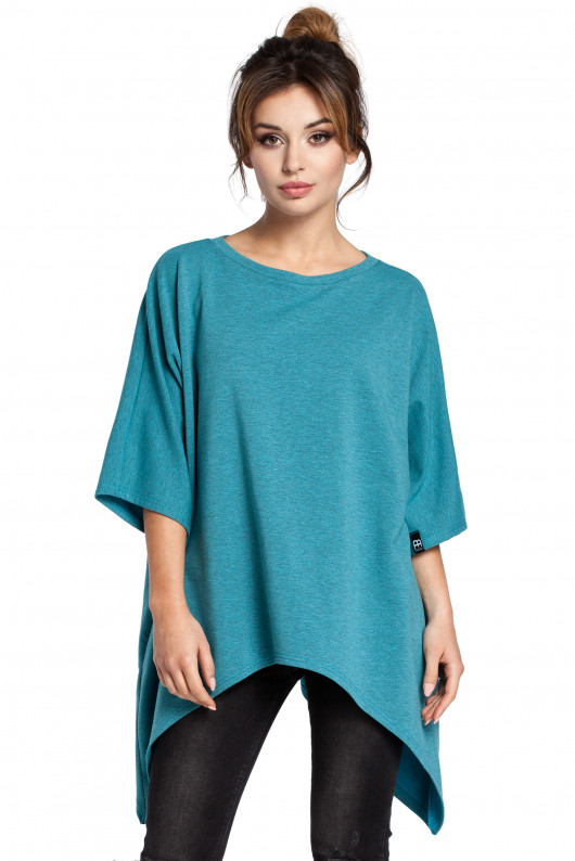 Bluza tunika kimono - szmaragdowa(B-034) Be