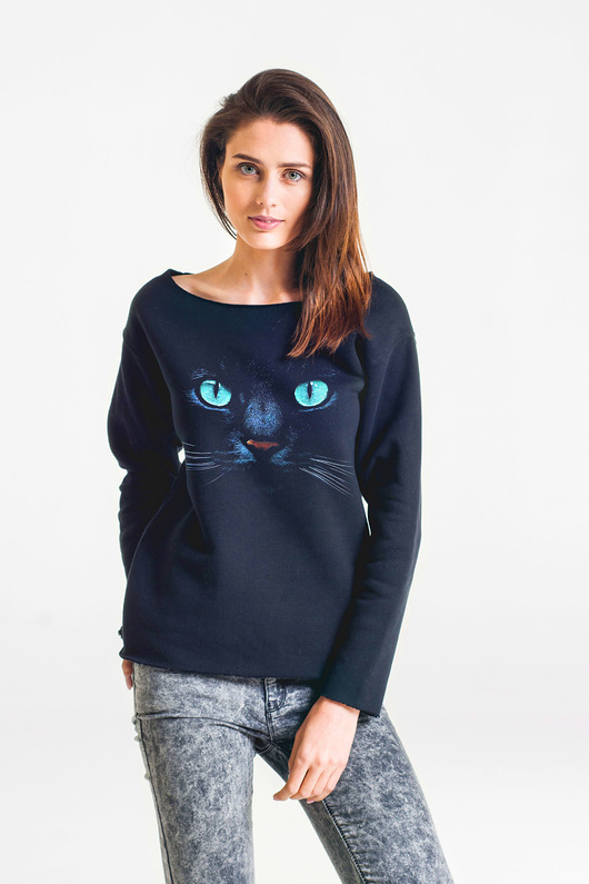BLACK CAT Bluza Oversize GAU great as You