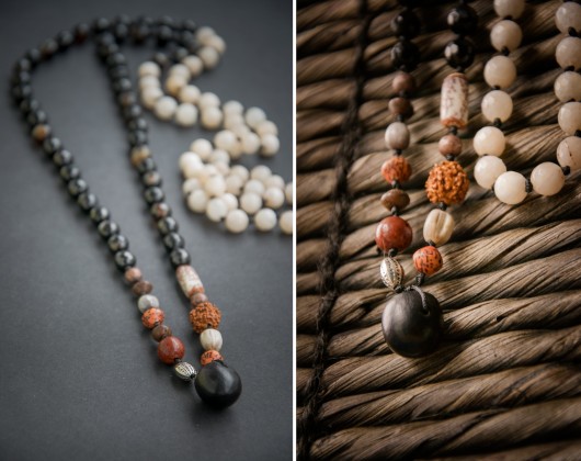 BODHI MALA // naszyjnik JOGA jadeit agat bodhi NOMAD ACCESSORIES