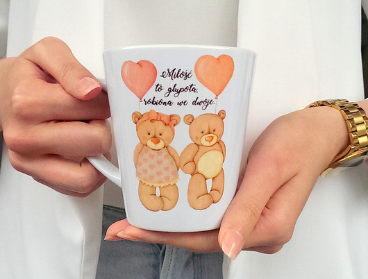 kubki KUBEK LATTE Idealnie połączeni Walentynki
