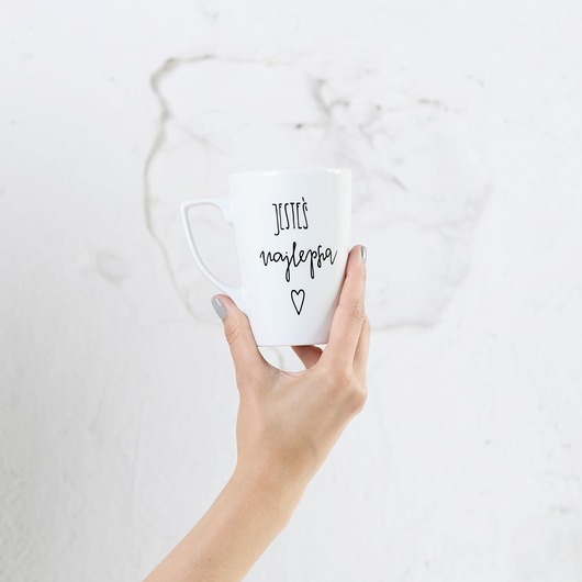 Kubek smukły 240ml *JESTEŚ NAJLEPSZA* Magic Mug