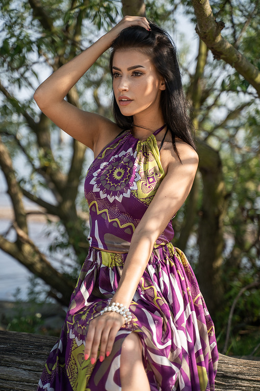 sukienki maxi damskie jedwabny komplet 