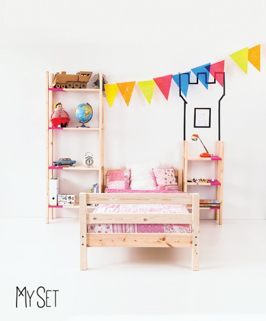 PÓŁKA DO REGAŁU 40 cm - KOLORY (MySet) SiestaHome