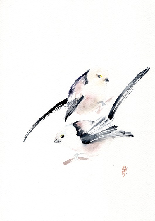 obrazy Oryginalna akwarela. Raniuszki