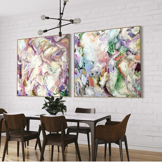 obrazy Zestaw obrazów 110x110 cm