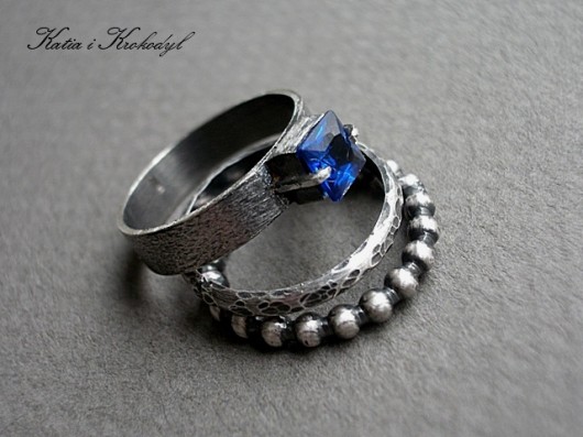 Cubist mix -cobalt Katia i krokodyl