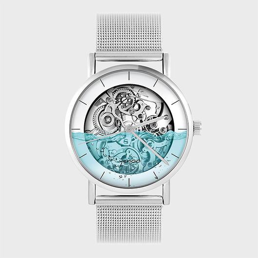 Zegarek - Steampunk wodny - metalowy yenoo