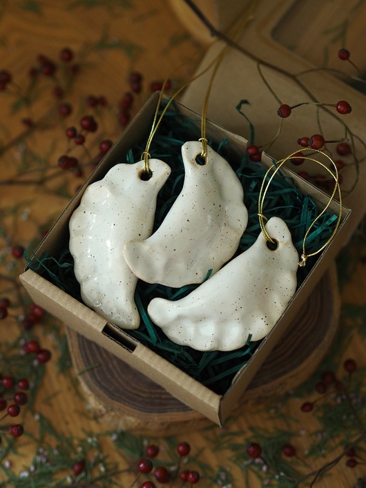 ozdoby choinkowe Pierogi na choinkę