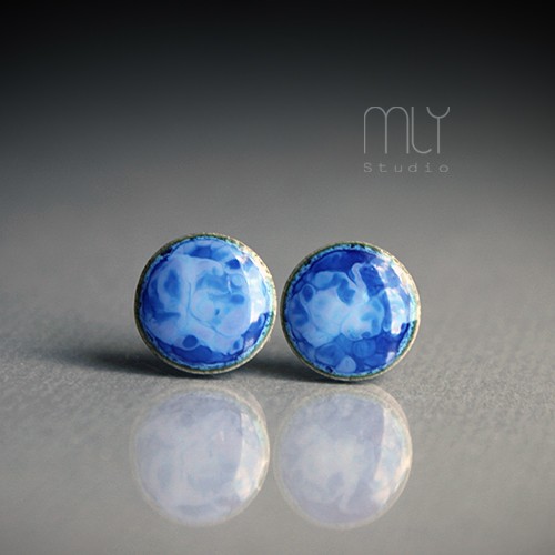 Akwarelowe 6mm/stal chirurgiczna/ Magda Łysiak