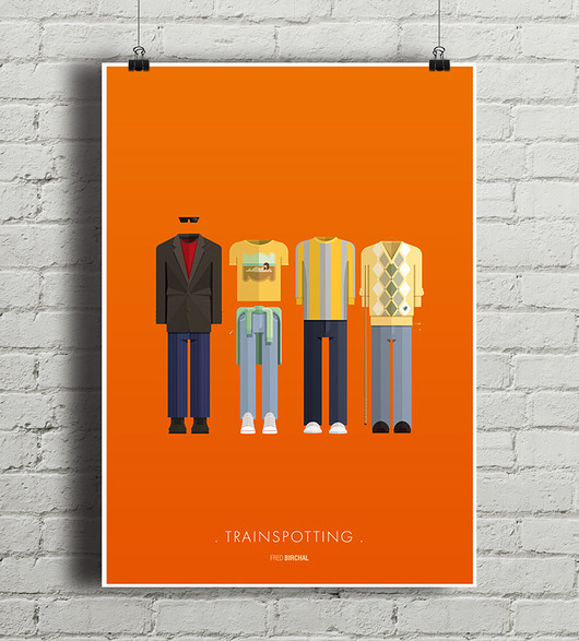 Trainspotting - plakat A2 minimalmill