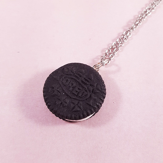 Ciastko oreo naszyjnik dla nastolatki Lemon Lovely