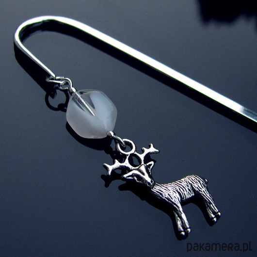  Zakładka Renifer pod śnieżną czapą Hundred Bookmarks