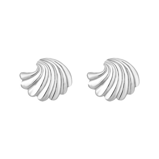 kolczyki srebrne Srebrne kolczyki muszelki