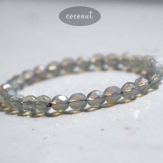GREY OPAL - bransoletka COCONUT