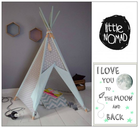 Tipi littleNOMAD + PLAKAT A3 LittleNOMAD