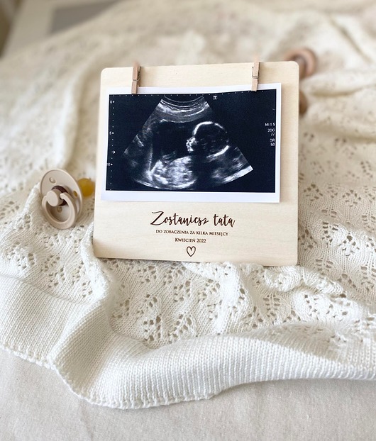 napisy dekoracyjne i tabliczki Tabliczka na USG / Będziesz tatą/ Jestem w ciąży