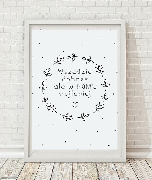 plakaty Plakat dom A3