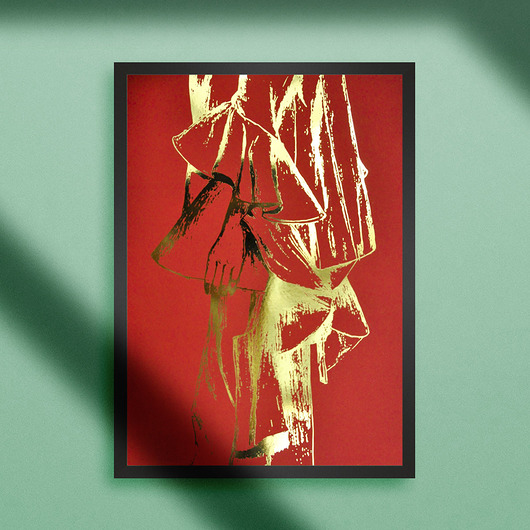 plakaty Plakat złocony - Robe