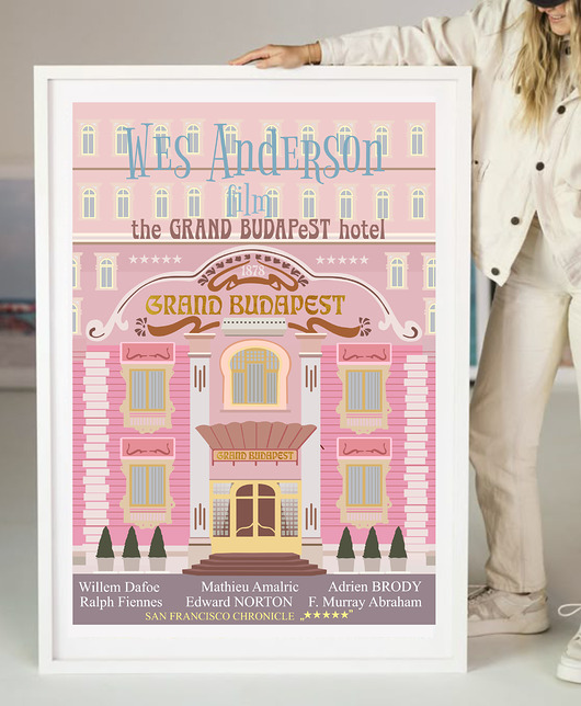 plakaty Plakat  Grand Budapest
