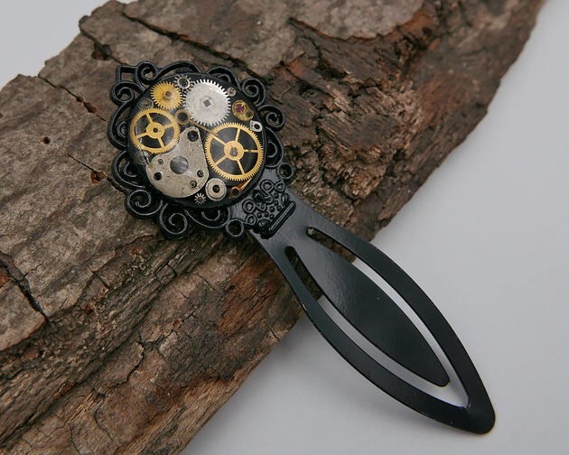 zakładki do książek Zakładka do książki - steampunk 41
