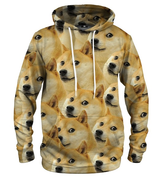 Bawełniana bluza z kapturem Doge Mr Gugu Miss Go