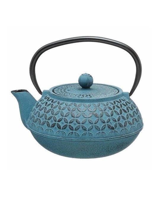Dzbanek Żeliwny z Zaparzaczem 1L Blue MIA home