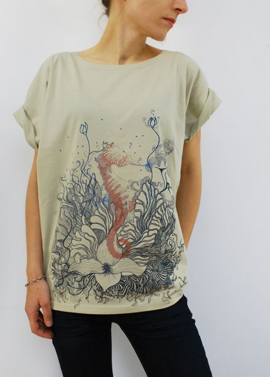 T shirt-konik,blue eviva larte