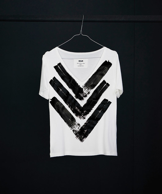 Atayal abstract no.2 t-shirt - SELVA SELVA