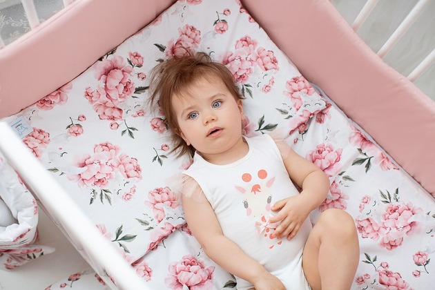kocyki, kołderki, pościel dla dzieci Zestaw pościeli Peonie