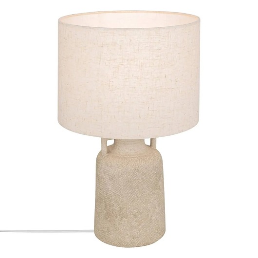 lampy stołowe Lampa stołowa szaro-beżowa Gibus 45,5 cm