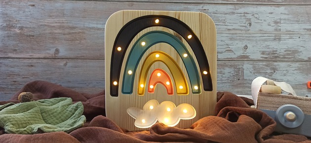 lampy do pokoju dziecka Lampka TĘCZA