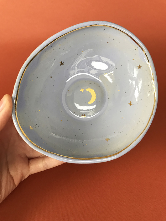 Średnia ceramiczna nieregularna miska bowl ELEMTHEBRAND
