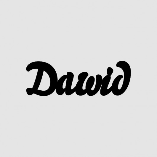 Napis Drewniany 3D DAWID LOVINA PRINTS