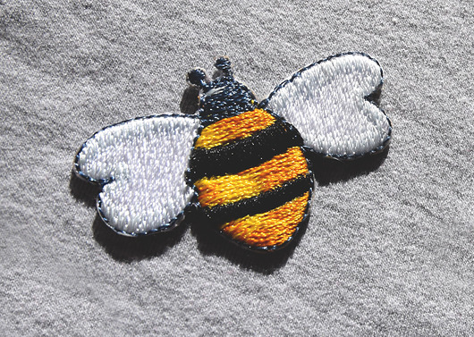 naszywki na ubrania Naszywka termoprzylepna Pszczółka