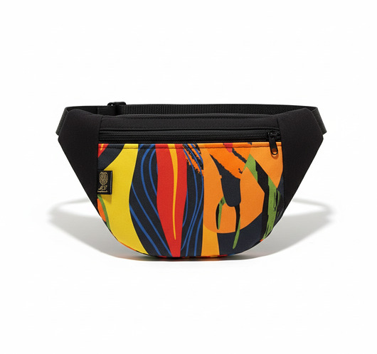 saszetka nerka Nerka kolorowa abstrakcja