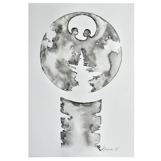 obrazy Somos Uno 9, grafika obraz ręcznie malowany