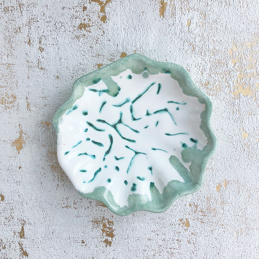 pojemniki na biżuterię Muszla ceramiczna na biżuterię