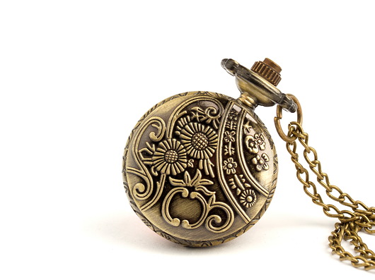 zegarki na łańcuszku PROMYCZEK CZASU (GOLDEN) - zegarek na łańcuszku