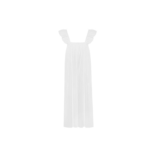 sukienki midi damskie GERALDINE dress white
