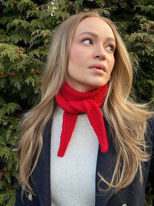 szale damskie Wiosenny szalik sophie wełna alpaka