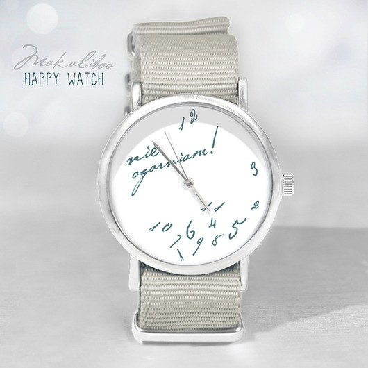 bransoletki ze szkła 12% OFF  Happy Watch - nie ogarniam (jasny beż)