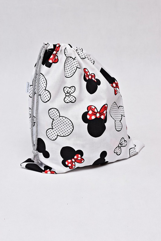 Worek na buty worek na kapcie do szkoły Minnie Uszyciuch