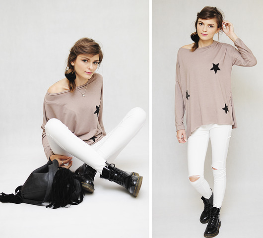 Cappucino Stars Top Stylowa Bluzka HOT 3 for U