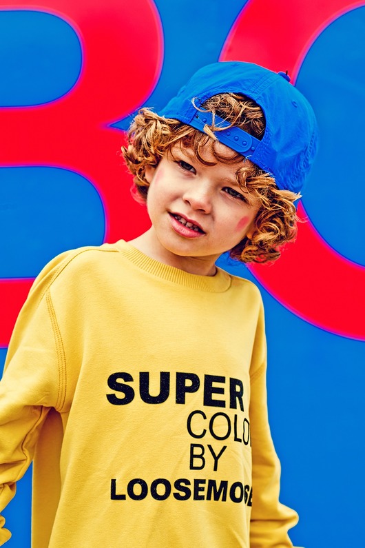 bluzy dla dziewczynki Bluza SUPERCOLOR.
