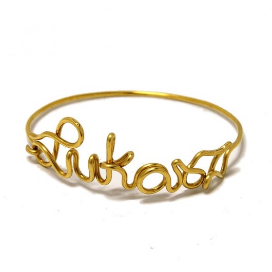 Name bangle (mosiądz) SHEandHE