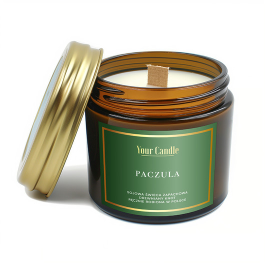 świece zapachowe Świeca zapachowa sojowa Paczula 120ml- Your Candle